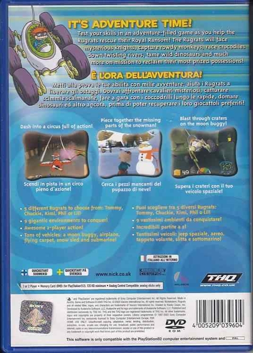 Rugrats Royal Ransom - PS2 (B Grade) (Genbrug)